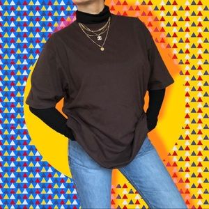 Brown Oversize Tshirt🔥